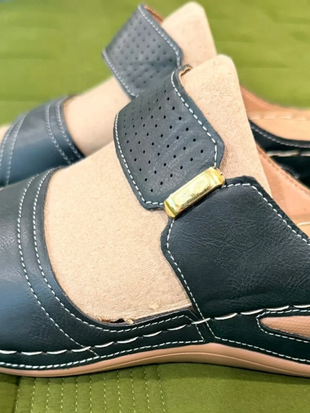 NEW Leather Slide in Sandals
